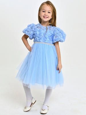 2585KG Платье д/д (голубой весь размерный ряд)