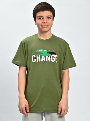 2071 Футболка д/м (хаки весь размерный ряд)