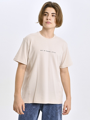 5376 Футболка д/м (Лакоста) (бежевый весь размерный ряд)