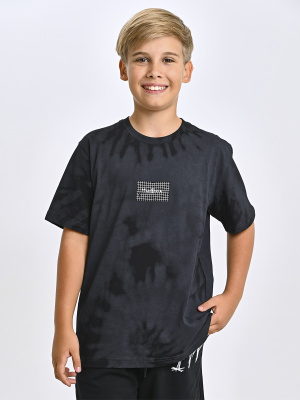 5468 Футболка д/м (черный весь размерный ряд)