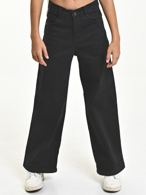 20649 Джинсы утепл. д/д (черный весь размерный ряд)