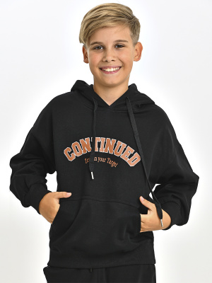 T03-Ch Толстовка д/м (черный весь размерный ряд)