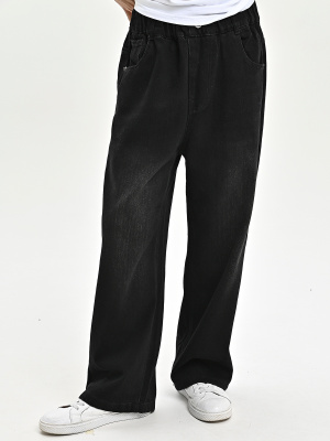 A958-Ch Джинсы д/м (черный весь размерный ряд)