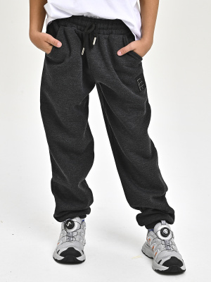 4243-B Брюки спорт утепл. д/м (антрацит весь размерный ряд)