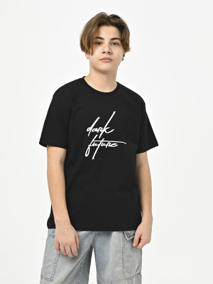 2185 Футболка д/м (черный весь размерный ряд)