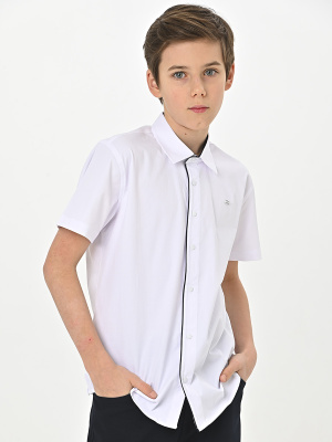 4787 Рубашка к.р. д/м (белый весь размерный ряд)