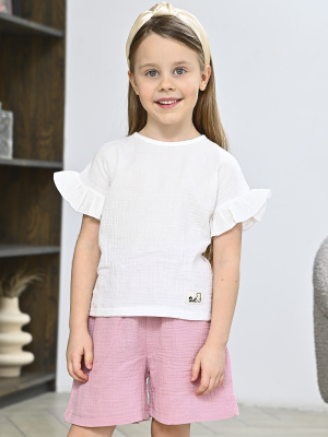 2387KG Костюм д/д (белый,фрез весь размерный ряд)