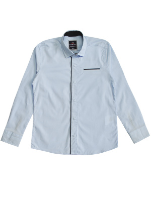 2305 Рубашка дл.р. д/м (светло-голубой весь размерный ряд)