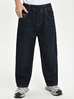 262410-Ch Джинсы утепленные д/м (синий весь размерный ряд)