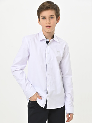 4709 Рубашка дл.р. д/м (белый весь размерный ряд)