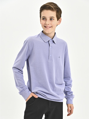 4257 Поло д/м дл.р. (серый весь размерный ряд)