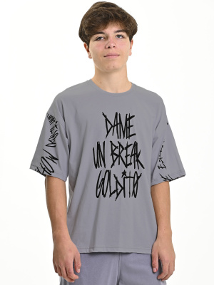 4541 Футболка д/м (темно-серый весь размерный ряд)