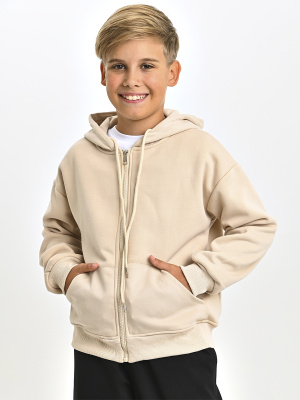 6153-Ch Толстовка д/м (бежевый весь размерный ряд)