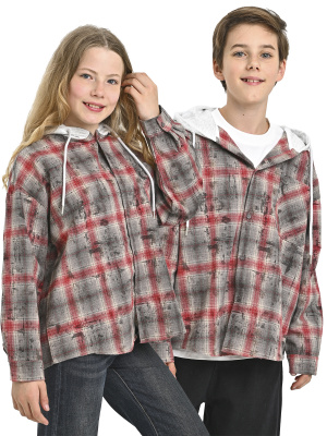 85Q322-Ch Рубашка (красный весь размерный ряд)