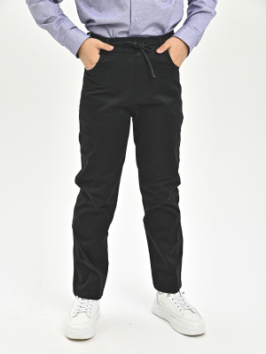 4339 Брюки д/м (черный 116)