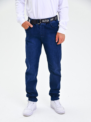 2-1064 Джинсы д/м (темно-синий весь размерный ряд)