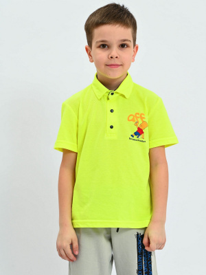 2343 Поло к.р. д/м (неоновый весь размерный ряд)