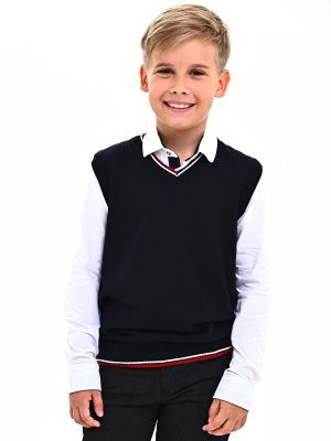 2867 Жилет д/м (темно-синий весь размерный ряд)