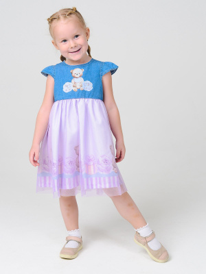 2974 Платье д/д (сиреневый весь размерный ряд)