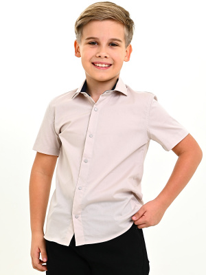 4076 Рубашка дл.р. д/м (бежевый весь размерный ряд)