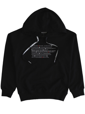 0957 Толстовка д/м (черный весь размерный ряд)