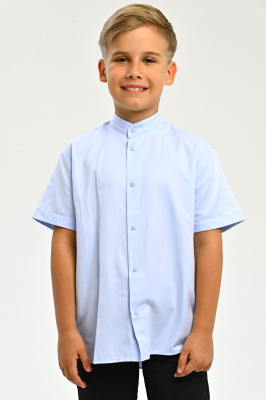 2774 Рубашка к.р. д/м (батал) (светло-голубой весь размерный ряд)