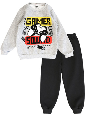 115812 Костюм утепл. д/м (меланж весь размерный ряд)