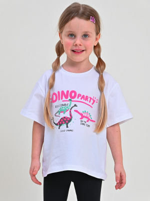 10408 Футболка д/д (белый размер 110)