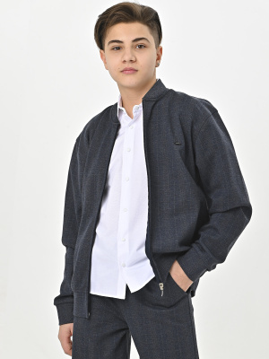 5008 Жакет д/м (синий весь размерный ряд)