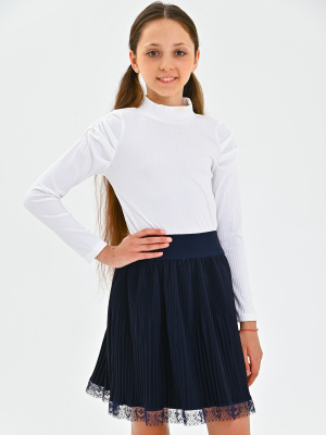 GU-216/2 Блузка дл.р. д/д (белый весь размерный ряд)