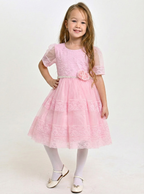 3198-Ch Платье д/д (розовый весь размерный ряд)