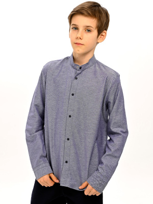 4022 Рубашка дл.р. д/м (батал) (серый весь размерный ряд)