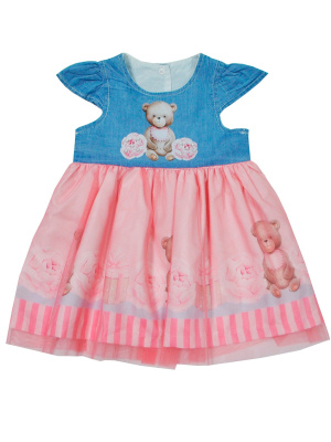 2974 Платье д/д (коралл размер 104)