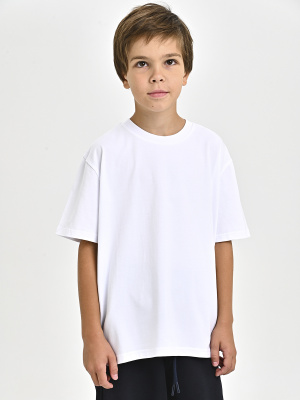 2343-Ch Футболка д/м (белый 122)