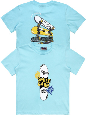 4490 Футболка д/м (бирюзовый весь размерный ряд)