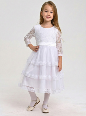 3218A-Ch Платье д/д (белый 104)