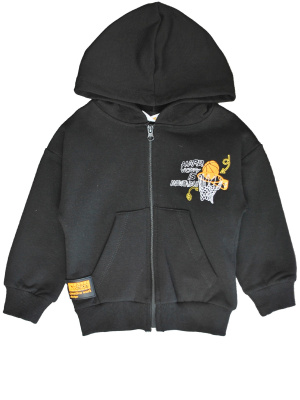 224419 Толстовка утепл. д/м (черный 110)