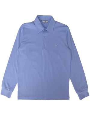 4752 Поло дл.р. д/м (голубой весь размерный ряд)