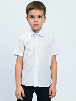 4078 Рубашка к.р. д/м (белый 98)