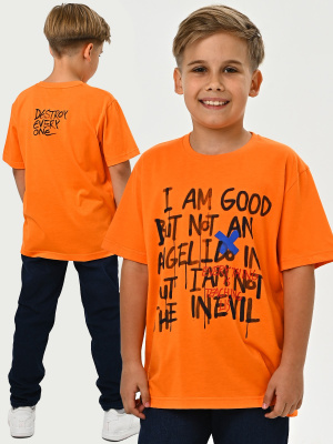 3060 Футболка д/м (оранжевый весь размерный ряд)