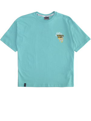 3054 Футболка д/м оверсайз (изумруд весь размерный ряд)