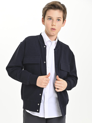 4864 Жакет д/м (темно-синий весь размерный ряд)