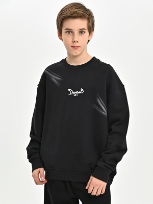 5049 Толстовка д/м (черный весь размерный ряд)