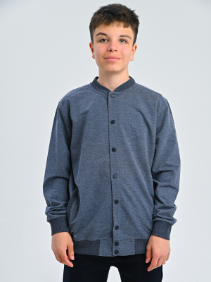 2501 Жакет д/м (джинсовый 128)