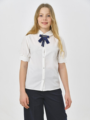 B-682 Блузка д/д (белый весь размерный ряд)