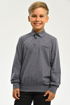 2442 Поло дл.р. д/м (антрацит весь размерный ряд)