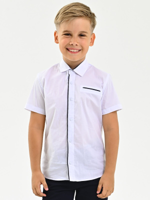 2654 Рубашка к.р. д/м (белый весь размерный ряд)