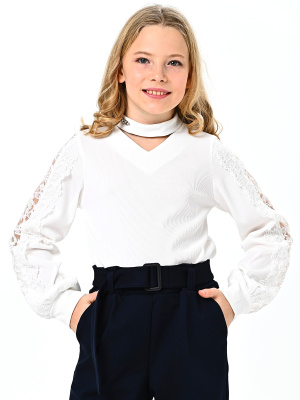 K-109KG Блузка д/д (белый весь размерный ряд)