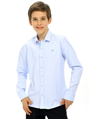 4277 Рубашка дл.р. д/м (светло-голубой 122)