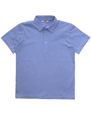 4688 Поло к.р. д/м (голубой 128)